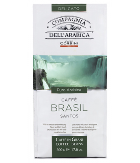 Бразильский Кофе в зернах Compagnia DellArabica BRASIL SANTOS