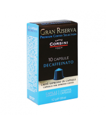 Итальянский Кофе в капсулах Caffe Corsini Gran Riserva decaf