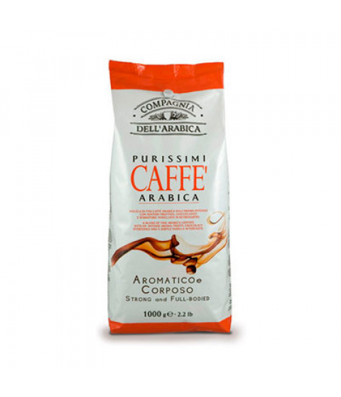 Итальянский Кофе в зернах Compagnia DellArabica AROMATICO CORPOSO