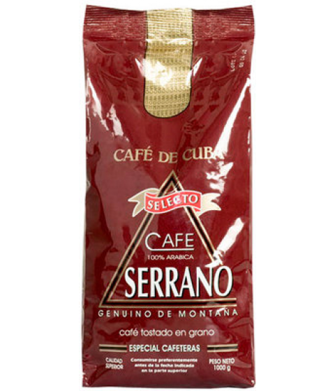 Кубинский Кофе Serrano в зёрнах 1000гр