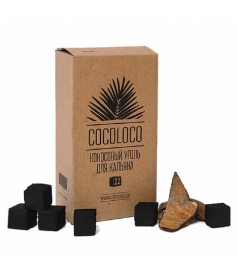 Уголь для кальяна COCOLOCO (22mm) - 1KG - 96 BRICKS