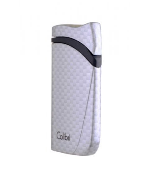 Зажигалка сигарная Colibri Falcon, серебристый карбон LI310T6