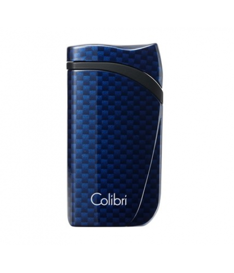 Зажигалка сигарная Colibri Falcon, синий карбон LI310T8
