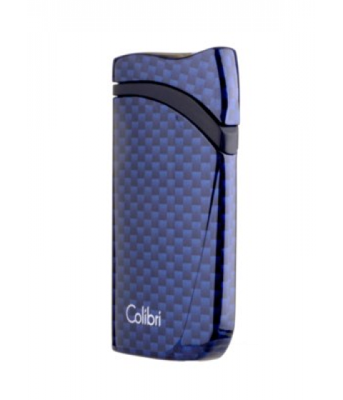 Зажигалка сигарная Colibri Falcon, синий карбон LI310T8