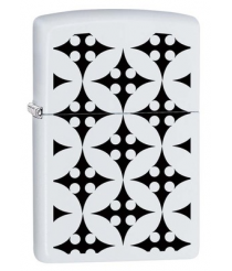 Зажигалка Zippo 214 Throwing Stars White Matte