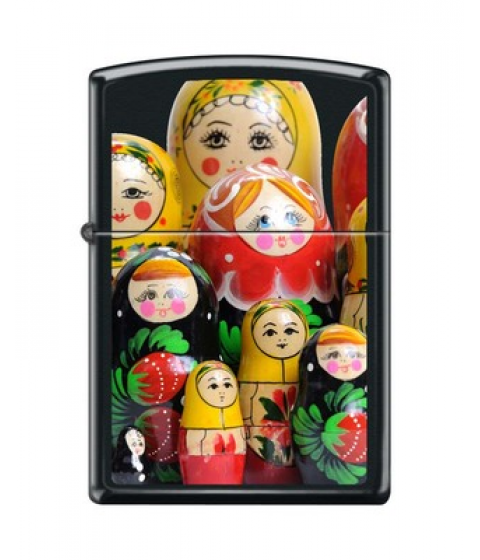 Зажигалка Zippo 218 MATROSHKA DOLL Black Matte