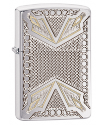 Зажигалка Zippo 28808 Brushed Chrome