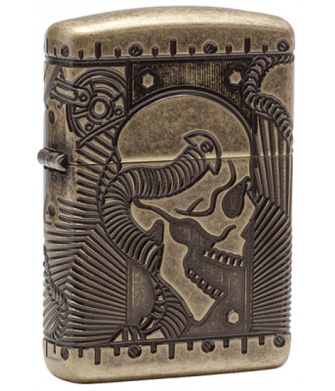 Зажигалка Zippo 29268 Antique Brass Зажигалка Zippo 29268 Antique Brass
