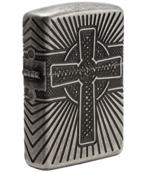 Зажигалка ZIPPO 29667 Celtic Cross Design Armor
