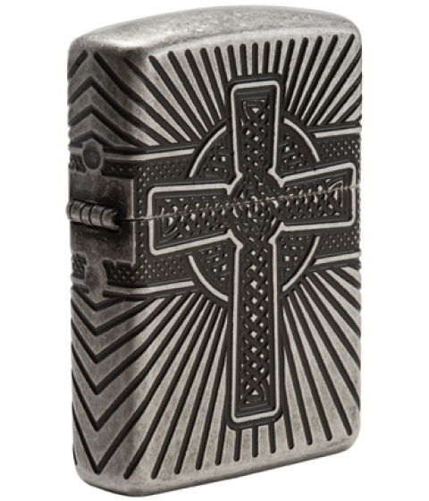 Зажигалка ZIPPO 29667 Celtic Cross Design Armor