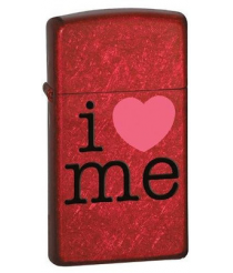 Зажигалка Zippo I Love Me Candy Apple Red