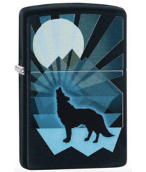 Зажигалка ZIPPO Wolf and Moon Design 29864
