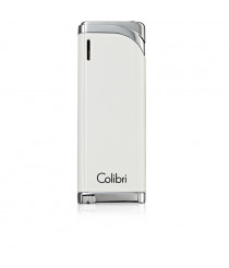 Зажигалка Colibri Debonair III White Lacquer /polished silver CB LTR-028114E