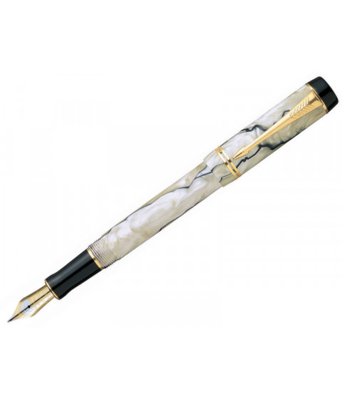 Parker Duofold Mini Black & Pearl GT FP F S0779740