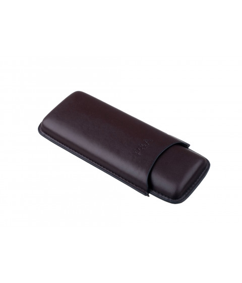 Чехол P&A на 2 сигары Cohiba Beike 56, кожа, коричневый T1351-brown