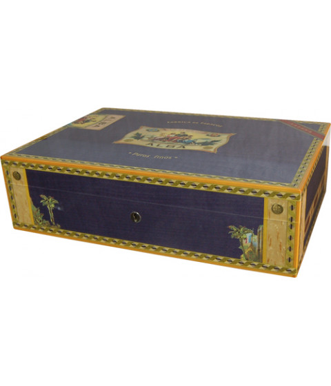 Хьюмидор Elie Bleu ALBA 110 cigars Purple Sycamore