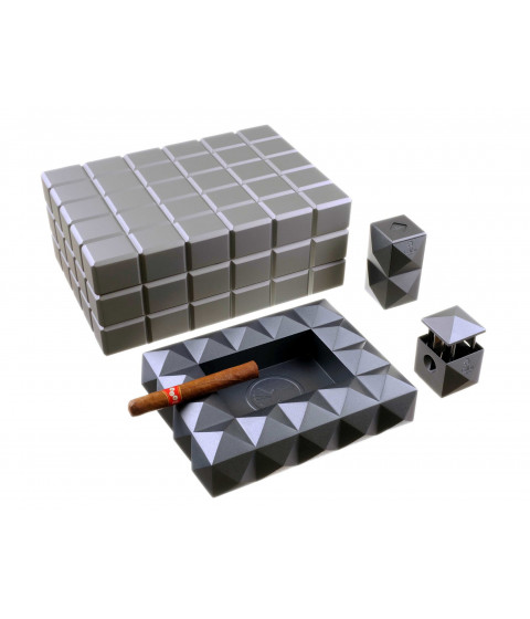 Зажигалка Настольный набор сигарных аксессуаров Colibri SET-HU500T3