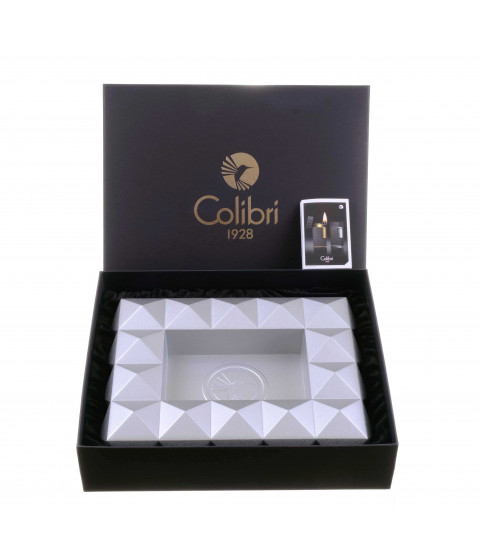 Пепельница Colibri Quasar на 8 сигар, Серый лак
