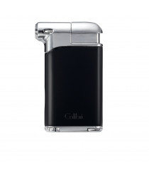 Зажигалка трубочная с тампером Colibri Pacific, матовый черный-хром